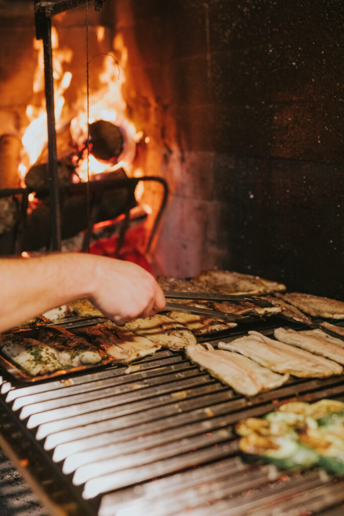 Asado correntino. one of the typical dishes of the region.